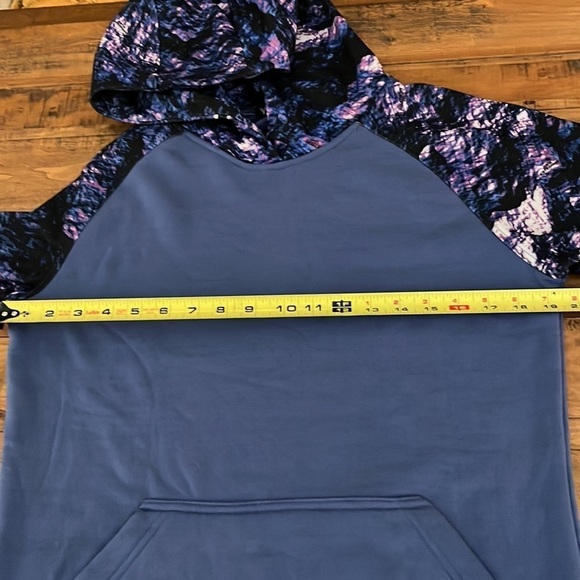 HUNTWORTH Purple Contrast Performance Hoodie - Picture 5 of 8